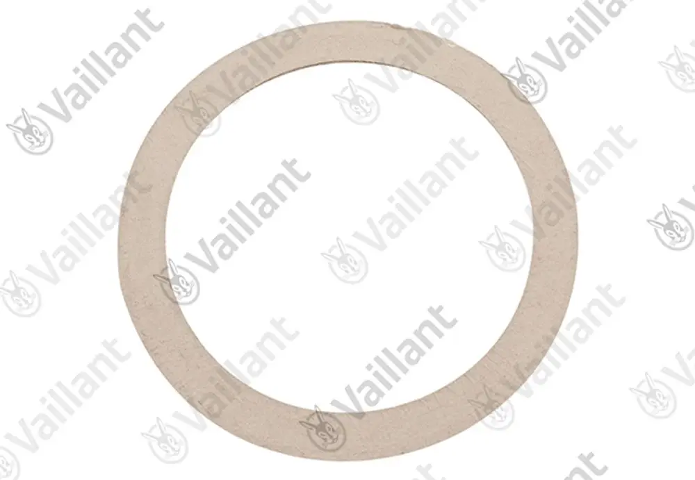 Vaillant-Dichtung in Ringform, hergestellt aus einem neutralen Material, mit rundem inneren und äußeren Rand, geeignet für verschiedene Anwendungen.